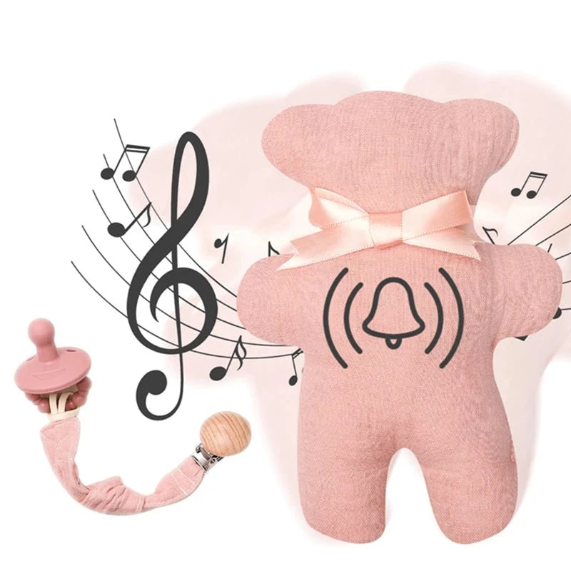 Pacifier with Chain & Cute Musical bear