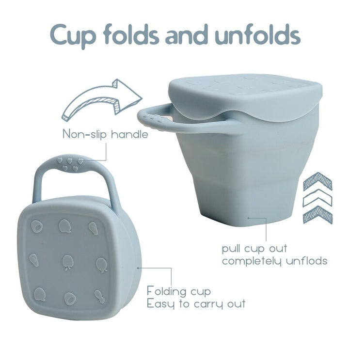 Spill Proof Snack Cups for Toddlers